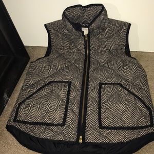 SOLD! J Crew herringbone vest